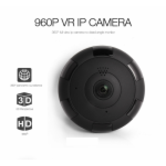  Panaromic VR 360 Degree Fish Eye Black Camera 